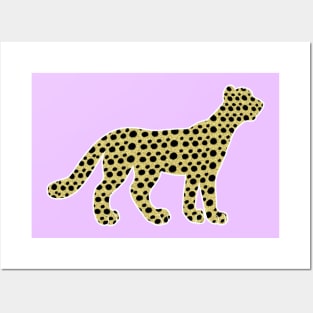 Cheetah Silhouette Posters and Art